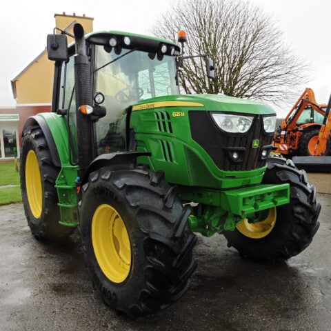 Tracteur agricole John Deere 6125m - power qu